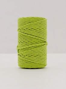 Cuerda de macramé de 3 mm x 50 m, cuerda retorcida colorida, cuerda, hilo de macramé para tapices de pared, colgadores de plantas, manualidades, proyectos de decoración DIY - Beis - Ver 5