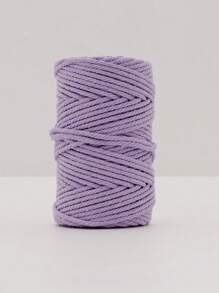 Cuerda de macramé de 3 mm x 50 m, cuerda retorcida colorida, cuerda, hilo de macramé para tapices de pared, colgadores de plantas, manualidades, proyectos de decoración DIY - Beis - Ver 4