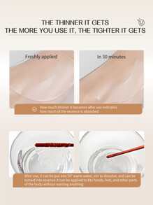 SEOMOU 1套/5片冰晶胶原蛋白面膜，保湿隔夜水凝胶面膜，缩小毛孔，改善弹性 - 白色 - 查看 6