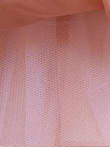 Baby Girls Dress Pageant Wedding Party Flower Girls Formal Gowns Lace Dress - Pink - View 9