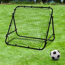 Black Rebounder Net Practise Soccer Kickback Target Goal Teens Adults Training - Variant1 - View 3