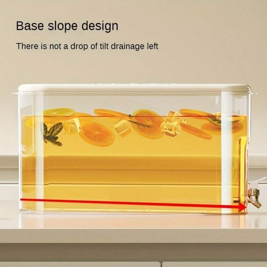 4.0l Refrigerator Glass Cold Water Pot Faucet Kitchen Bar Water