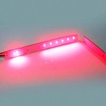 2pcs Ice Blue/Red/White LED Strips Eyelid Eyebrow Mod Headlight For BMW E60 LCI M5 5 Series - Đỏ - Xem 4