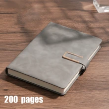 Cuaderno con tapa blanda encuadernado en de tamaño A5 con estilo vintage y marcador - Útiles escolares, perfecto para reuniones de negocios y vida universitaria, suministros esenciales para la mochila, planificador 2025 de regreso a la escuela