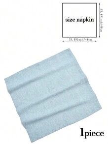 1/6pcs Linen Napkins, Soft & Smooth Linen Napkins, Can Be Folded Into Crown, Opera Fan, Triangle, Rose, French Pleats, Wine Glass Ear Shapes, Suitable For Room Decor, Dining Table Decor, Home Decor, Suitable For Festivals, Parties, Birthdays, Weddings And Dinners