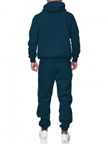 Sweatsuits For Men 2 Piece Sets Men's Tracksuit Set Leisure Suits Sweat Jackets Athletic Jogging Suits Casual Outfits - Dusty Blue - View 5