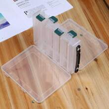Double Side & Layer Fishing Lure Bait Tackle Storage Box Visible Waterproof Case - Variant1 - View 4