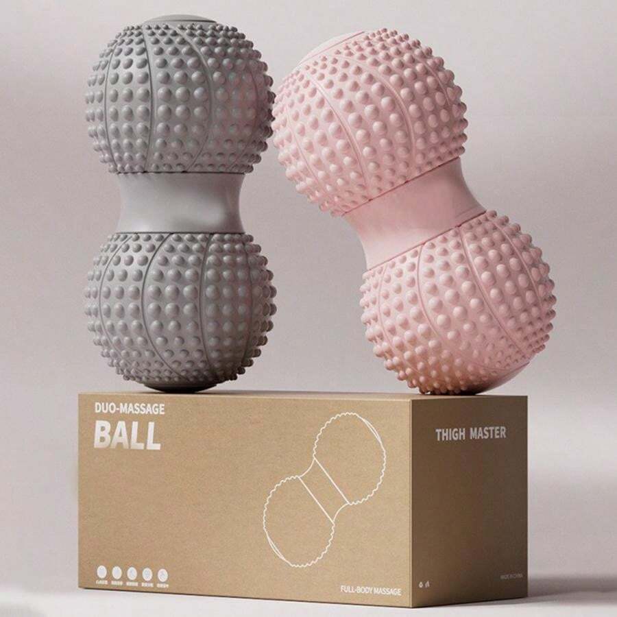 Myofascial Peanut Massage Ball For Foot, Spine, Muscle Relaxation, Yoga
