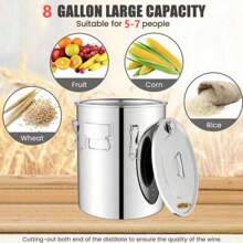 1 set d'alambic en acier inoxydable de 30 litres avec spirale en cuivre et thermomètre intégré. Équipement de brassage maison DIY pour faire du brandy, du rhum, de la tequila, de la vodka pour les fêtes