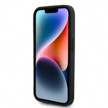 Lacoste Funda con Logo Bordado para iPhone 15 Pro Max en Color Negro - Negro - Ver 5