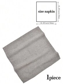 1/6pcs Linen Napkins, Soft & Smooth Linen Napkins, Can Be Folded Into Crown, Opera Fan, Triangle, Rose, French Pleats, Wine Glass Ear Shapes, Suitable For Room Decor, Dining Table Decor, Home Decor, Suitable For Festivals, Parties, Birthdays, Weddings And Dinners