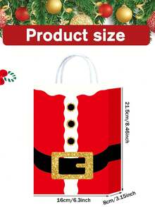 10 túi quà Giáng sinh hình ông già Noel - Hoàn hảo cho quà tặng tiệc, kẹo, đồ ăn nhẹ & bao bì đồ chơi Túi quà nhỏ Túi quà tặng để làm quà tặng Túi quà Giáng sinh hình ông già Noel lý tưởng để làm quà tặng, kẹo, đồ ăn nhẹ & đồ chơi tại các bữa tiệc ngày lễ - Nhiều màu - Xem 6