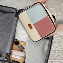 3 件装女士周末旅行包，大号旅行袋帆布旅行行李袋手提包带鞋隔层 21 英寸，男女皆宜，旅行包，行李箱，健身包，行李袋，周末行李袋，手提包，大学包，行李袋 - 米色 - 查看 9