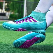 1 Paar Erwachsene, Jugendliche, Studenten Fußballschuhe, Niedrig-Top Outdoor Teamsportschuhe, Große Größe, Rutschfest, Verschleißfest, TF Stollen, Geeignet für Kunstrasen, Sand, Naturrasen, Hallenplätze, Herren Fußballtrainingsschuhe mit Schnürsenkel, Kleine Größe Rugby Schuhe, Leder Damen Fußballschuhe, Leicht, Hochleistung, Rutschfestes Design, Hohe Profifußballstiefel