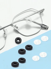 6 sztuk okularów w kształcie serca, antypoślizgowe nakładki na okulary, miękkie silikonowe antypoślizgowe nakładki na nogi okularów z haczykami na uszy, akcesoria do mocowania nóg oczu, gadżety zapobiegające upadkom, odpowiednie do szerokości nóżek okularów 3-8 mm, dla mężczyzn, kobiet, przyjaciół, par i rodziny, pasek, okulary