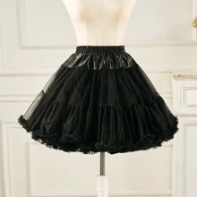 Lolita Petticoat For Daily Cosplay, Boneless Violent Soft Tulle Crinoline, Marshmallow Fluffy Skirt Underskirt Halloween