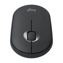 Logitech Ratón inalámbrico Bluetooth Pebble, diseño de piedra de unicolor, adecuado para oficina, Mac, iPad, portátil, computadora de escritorio (Negro) - Negro - Ver 8