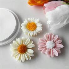 Decoración de vela perfumada con forma de margarita y girasol - Multicolor - Ver 7