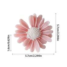 Decoración de vela perfumada con forma de margarita y girasol - Multicolor - Ver 3