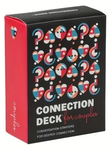Paquete de intimidad - Juego de cartas con preguntas que promueven el pensamiento para parejas y la conexión íntima (2 barajas: Parejas + Íntima) - Multicolor - Ver 15