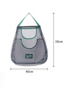 1pc Kitchen Storage Mesh Bag, Vegetable & Fruit Storage Bag, Random Single/Double Layer
