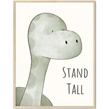 3pcs/Set Canvas Poster, Modern Art, Tyrannosaurus Rex Dinosaur Cute Design For Kids Room Home Decor Hanging Canvas Painting, Bedroom Living Room Hallway Wall Art, Autumn Decor, Ideal Gift, Frameless Gifts Birthday Graduation