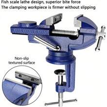 Bench Vice 2.5" 65mm Vices For Workbench 360 Degrees Swiveling Portable Table Vice Adjustable Mini Table Bench Vice Clamp For Workshop Factory, Tools For Men - 65mm - View 5