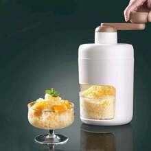 D&L Shaved Ice Machine Manual Crusher With Crank For Ice Cream Drinks Smoothies - trắng - Xem 1