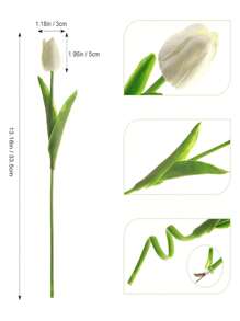 12 pezzi di fiori di tulipano artificiali assortiti, rosa chiaro e bianco rosa, adatti per la decorazione di giardini esterni, decorazioni interne ed esterne, decorazione di vasi, piante finte, decorazione per tutte le stagioni, oggetti di decorazione per la stanza, decorazione floreale domestica, davanzale, portico, vaso da giardino interno ed esterno, decorazione per matrimoni e feste, forniture per feste di compleanno, regalo per la festa della mamma e del papà, decorazione in stile bohémien, accessori per composizioni floreali fai-da-te