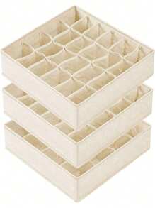 1 pieza Organizador de ropa interior tipo cajón con 24 compartimientos, organizador de almacenamiento de sostenes y calcetines para uso doméstico, decoración del hogar, decoración de dormitorio