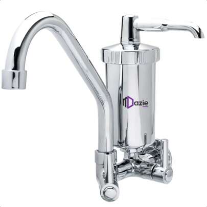 Torneira Com Filtro Bica Movel Parede Slim 1/4 De Volta Abs - Dazie Metais