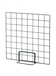 1pc Metal Display Stand For Grid Panels, Grid Display Rack, Grid Hold Base, Wall Grid Accessories, Picture Display Iron Decorative Rack, For Jewelry, School Artwork, Photo Exhibits