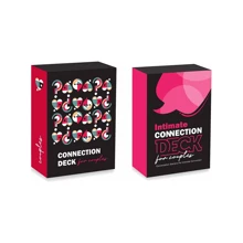 Paquete de intimidad - Juego de cartas con preguntas que promueven el pensamiento para parejas y la conexión íntima (2 barajas: Parejas + Íntima) - Multicolor - Ver 2
