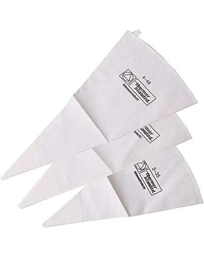 1/2/3个装可重复使用加厚裱花袋，蛋糕装饰工具套装，适用于DIY烘焙，可用于复活节派对、婚礼礼物、婚礼和生日用品、家居和派对装饰