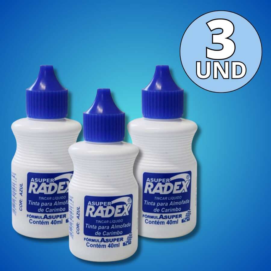 High Yield Refillable Ink And Stamp Pad - Choose Your Kit - 3 Blue Inks - View 1