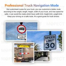 7'' Auto Sat Nav HD GPS Navigator Navigation System For Car TAXI UK Map - Negro - Ver 9
