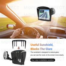 7'' Auto Sat Nav HD GPS Navigator Navigation System For Car TAXI UK Map - Negro - Ver 10