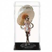 Large Acrylic Display Case Dustproof Box Perspex Clear Collectibles Model UK - Transparent - View 6