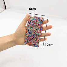 1/2/3pcs 4.7*2.4 Inch Silicone Exfoliating Anxiety Relief Toys, Exfoliating Anxiety Mat, Adult Relaxation Anxiety Toys, Party Favors, Gift Filler - Multicolor - View 12