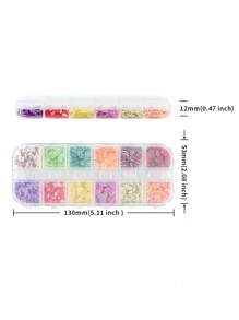 12 griglie Serie di frutta Terracotta Lattice Resina Riempitivo, Argilla polimerica morbida Stampo in silicone per fette di limone, fragola, arancia in resina epossidica, materiali di riempimento per artigianato e decorazione fai-da-te