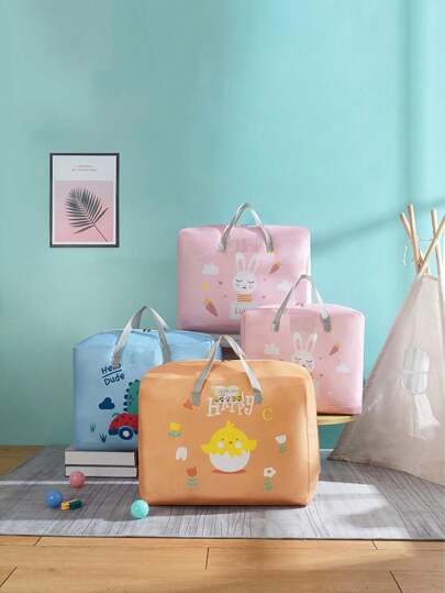 1 pezzo Borsa portaoggetti da viaggio in tela Oxford con zip, organizer per il bucato spesso, borsa capiente multifunzionale per viaggio, trucchi, cosmetici, vacanze, casa, regalo, Ognissanti, Natale, con stile bohémien