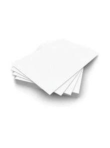 100 HOJAS BLANCAS TAMAÑO CARTA - Blanco - Ver 3