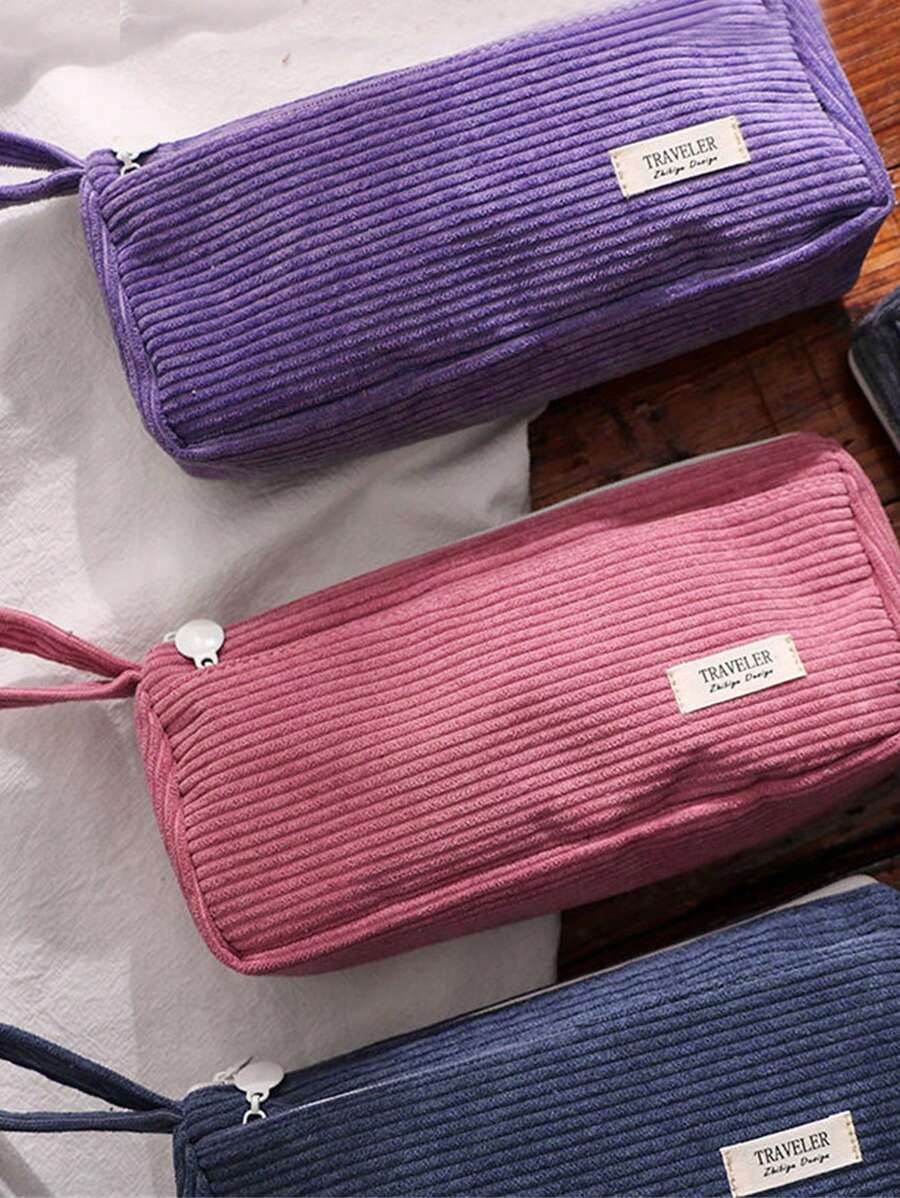 1pc Large Capacity Pencil Case Multifunctional Pencil Case Pencil Case Student Pencil Case Unisex - Multicolor - View 1