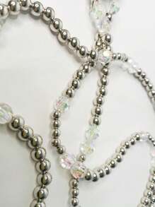 Women's Cell Phone Lanyard Gold Chain With Special End 63cm Bag Strap - 銀色 - 查看 1
