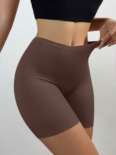 Seamless High Waist Shorts For Women,Breathable Underwear, Slip Resistant & Slimming