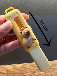 Capybara Stiletto Style Eraser - 鏽棕色 - 查看 3