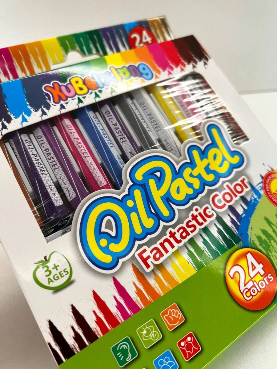 Tesouro direto Import Crayons With Bright And Cheerful Colors - Coffee Brown - View 1