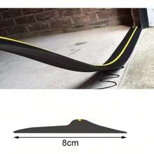 Garage Door Seal 16ft Floor Rubber Threshold Heavy Duty Rubber Draft Stopper Waterproof Draft Stopper For Garage Protection - Black - View 3