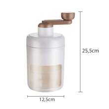 D&L Shaved Ice Machine Manual Crusher With Crank For Ice Cream Drinks Smoothies - trắng - Xem 2