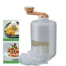 D&L Shaved Ice Machine Manual Crusher With Crank For Ice Cream Drinks Smoothies - trắng - Xem 3